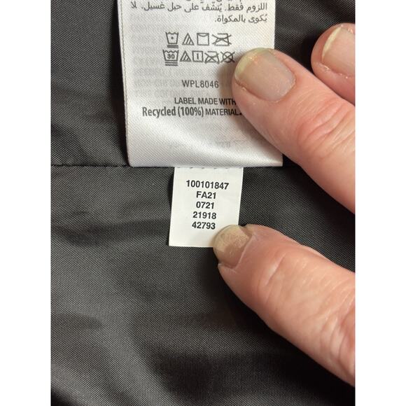 Style&Co Faux Leather Biker Moto Jacket Black Large Zip Front Pockets - Picture 7 of 14